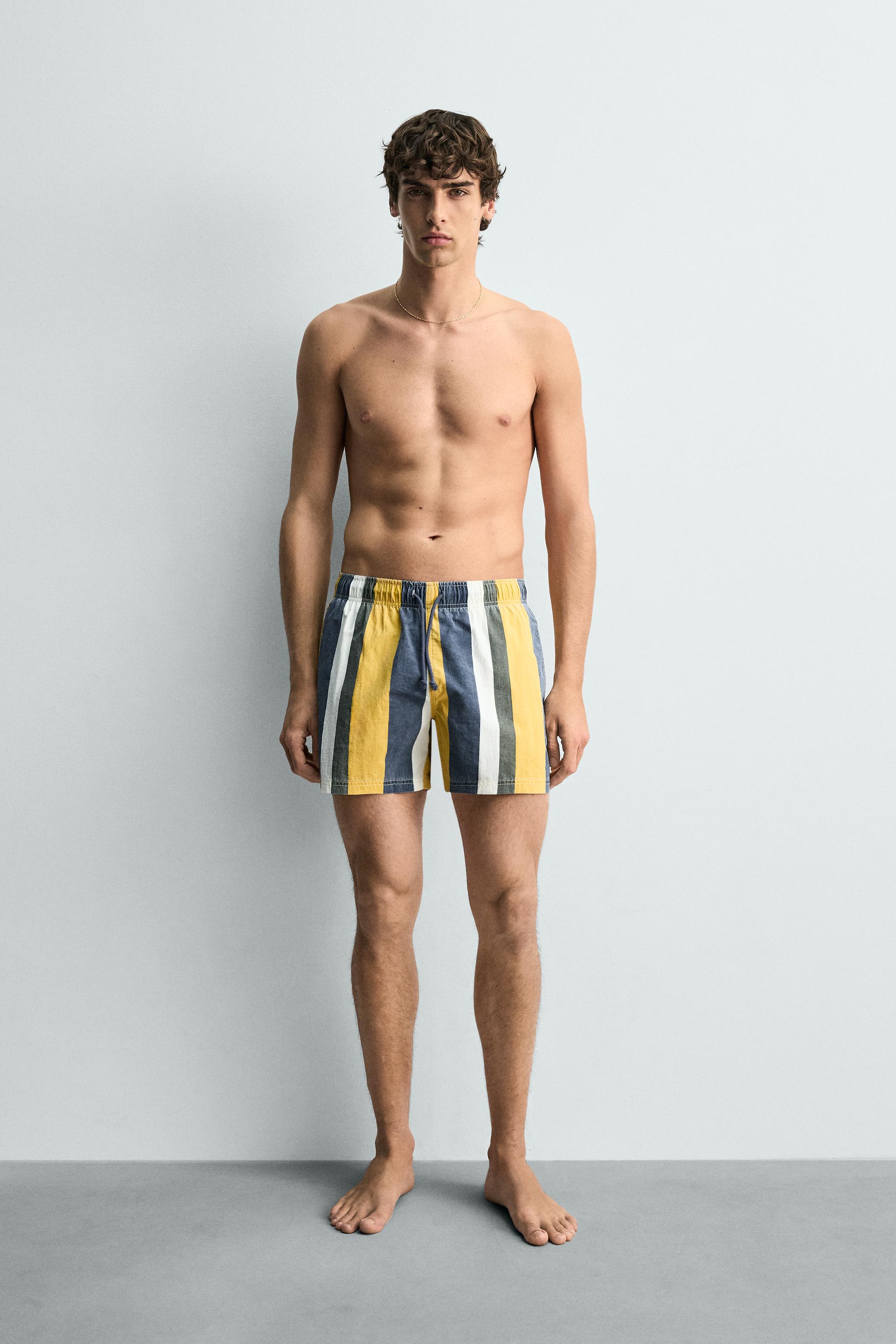 MAILLOT DE BAIN MI-RAYURES